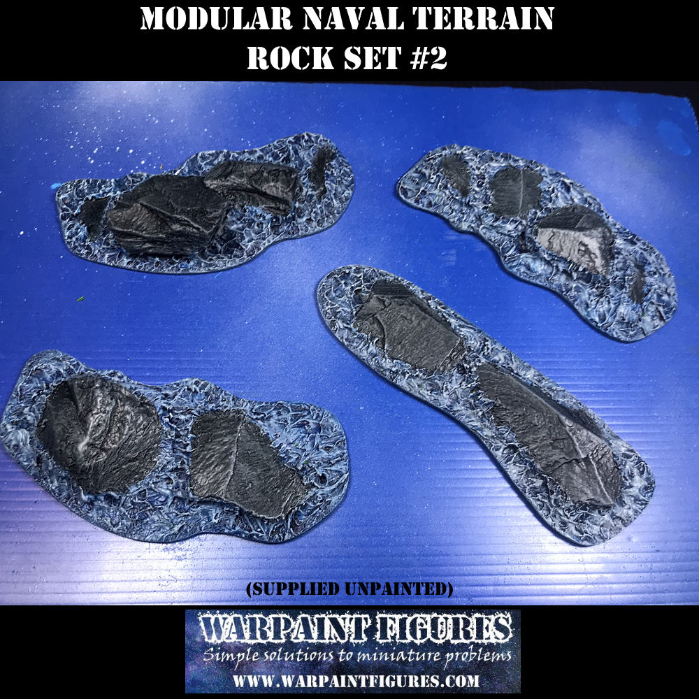 Naval Terrain Rocks Set #2