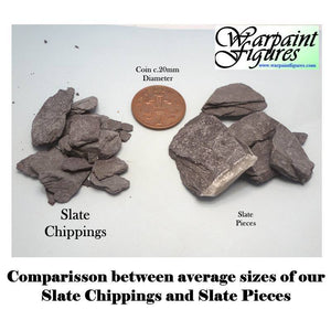 Slate Pieces For Wargaming Miniatures