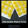 4mm Golden Wheat Random/Wild Self Adhesive Static Grass Tufts