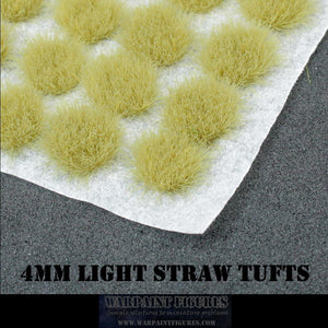 WPF 120 x 4mm Light Straw Static Grass Tufts - Warhammer 40K, Age Of Sigmar, Kings Of War, Bolt Action and more