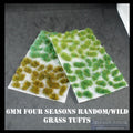 6mm Four Seasons Random/Wild Self Adhesive Static Grass Tufts