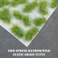 6mm Spring Random/Wild Self Adhesive Static Grass Tufts