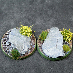 40mm Resin Slate Bases Basing Kit (Raised)